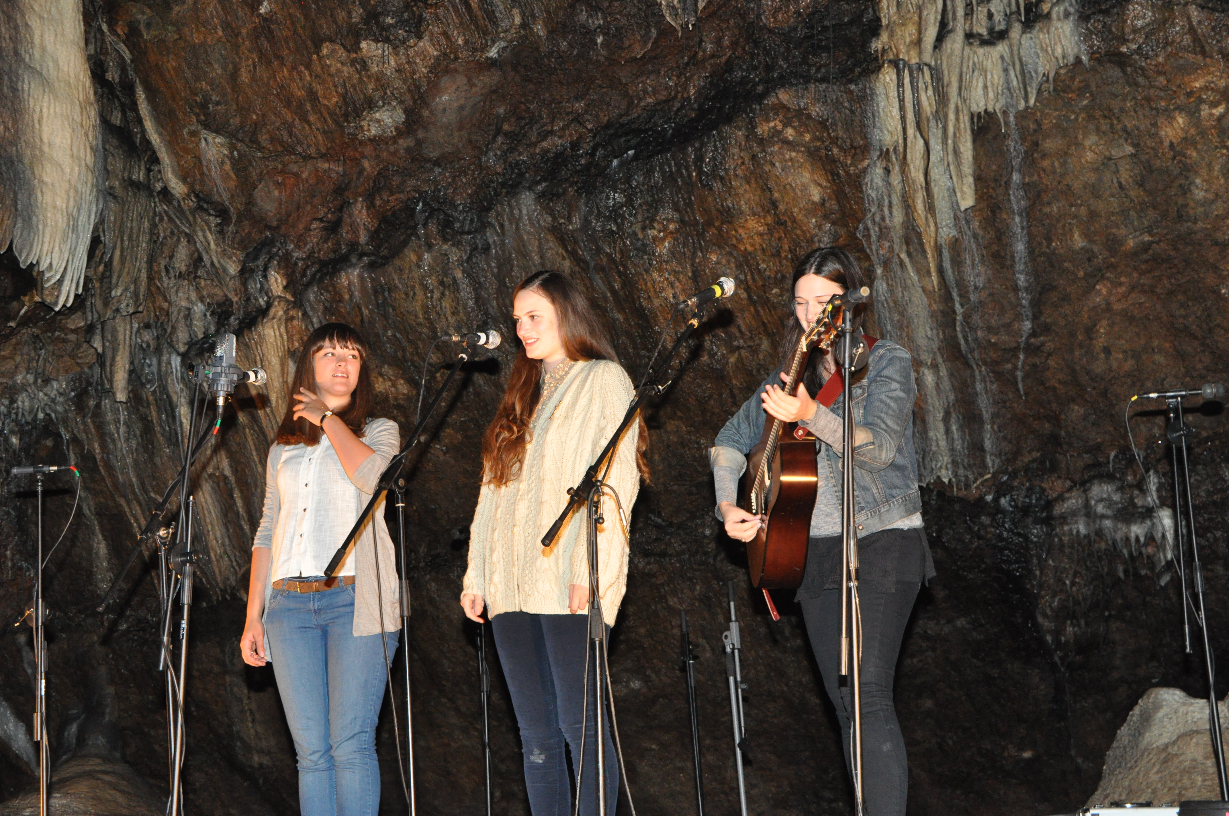 Mitchelstown Cave.The Staves Concert. 2012